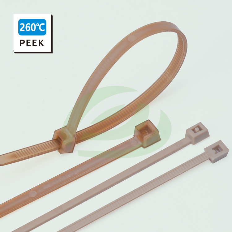 PEEK cable tie 500°F (260°C)